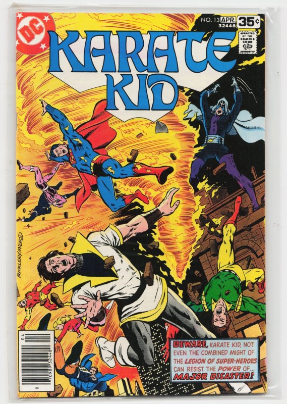 Karate Kid #13 (1978), raw, ungraded comic book — front cover