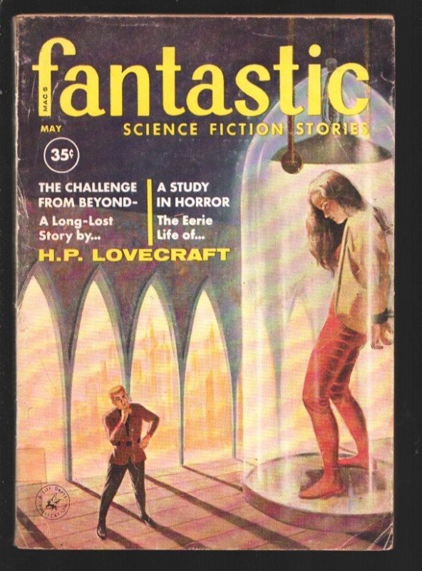 Fantastic Science Fiction Stories 5/1960-Story in Horror-The Eerie Life of H.P., raw, ungraded comic book — front cover