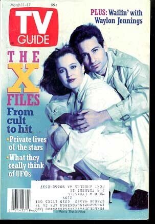 Mag: TV Guide 3/11/1995-X-Files/david Duchovny G, raw, ungraded comic book — front cover