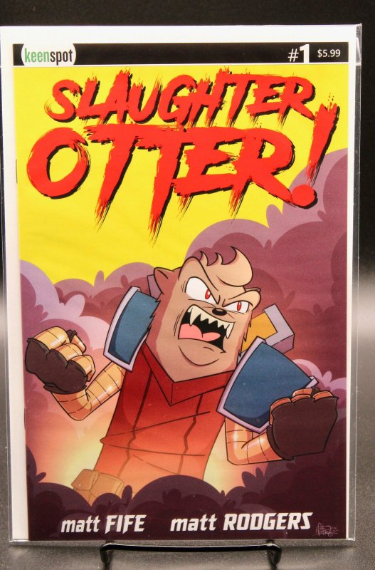Slaughter Otter #1 (Keenspot Entertainment, 2021), raw, ungraded comic book — front cover