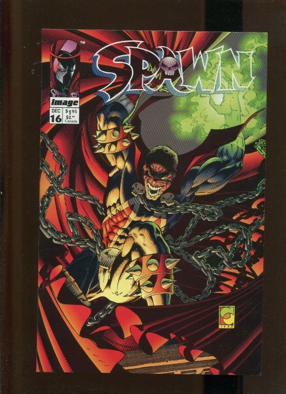 Spawn #16 (Image Comics, 1993), raw comic book in 9.2 condition — front cover