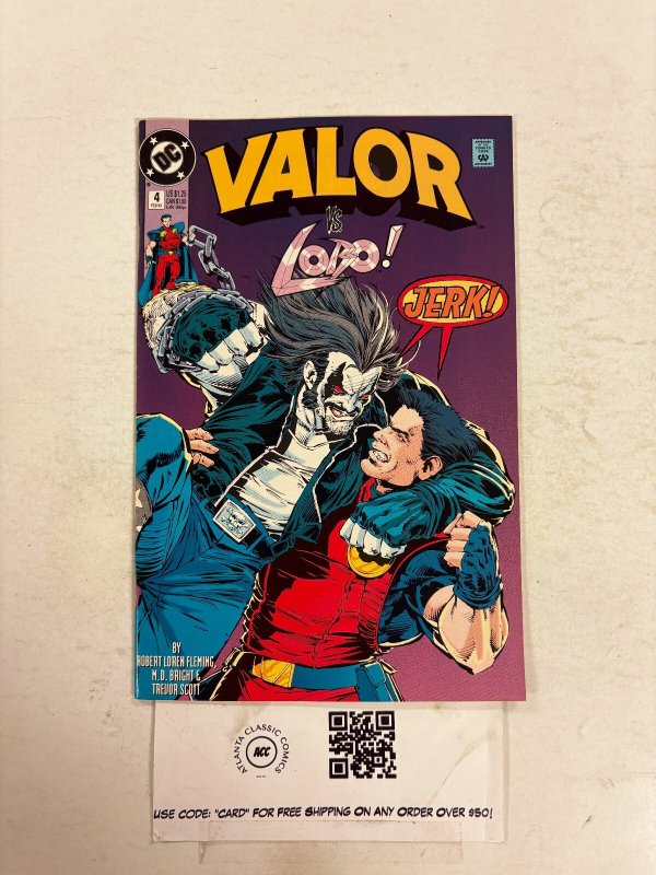 Valor #4 (DC Comics, 1993), raw comic book in NM condition — front cover