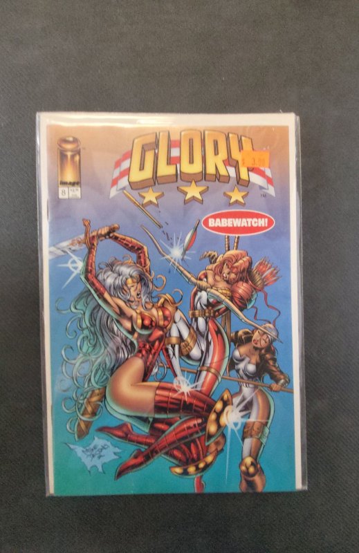 Glory #8 (1995), raw, ungraded comic book — front cover