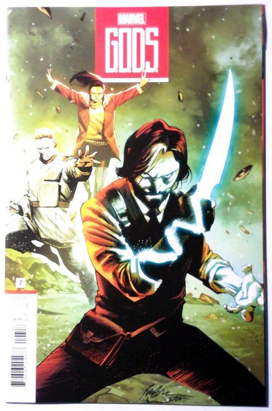 G.o.d.s #7 (Marvel Comics, 2024), raw, ungraded comic book — front cover