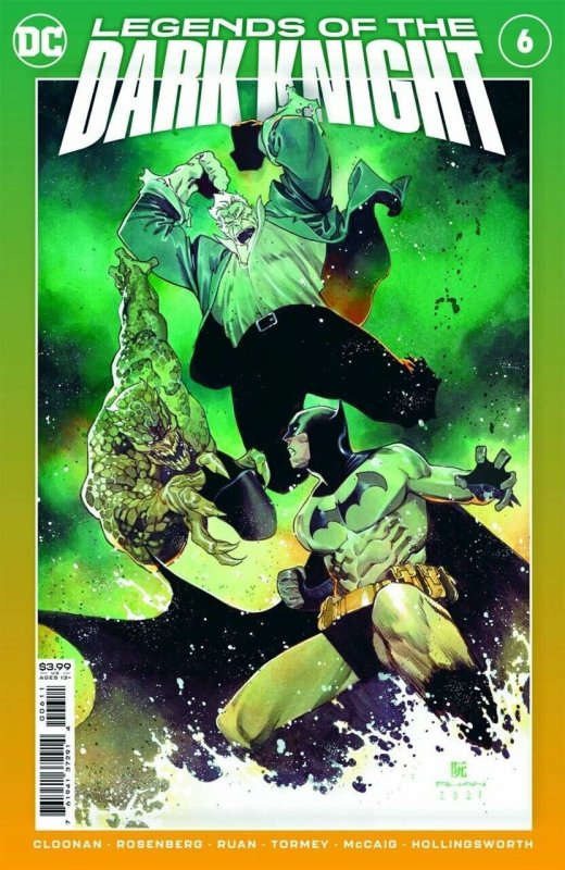 Legends of the Dark Knight #6 (DC Comics, 2021), raw comic book in VF/NM condition — front cover