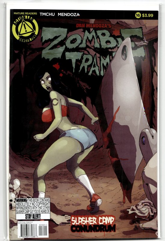 Zombie Tramp #16 (Action Lab Entertainment, 2015), raw, ungraded comic book — front cover