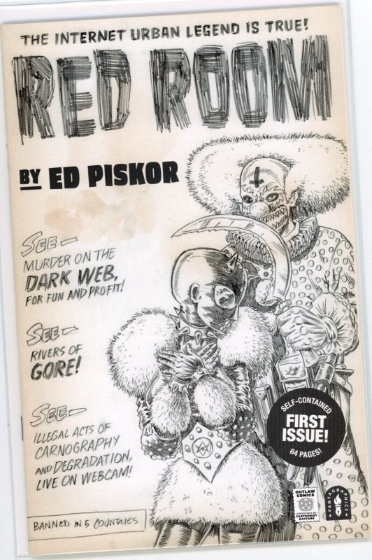 Red Room #1 (2021), raw comic book in NM 9.4 condition — front cover