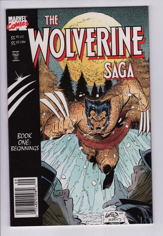 Wolverine Saga # 1 - 7.0 - Wp, raw comic book in 7.0 condition — front cover