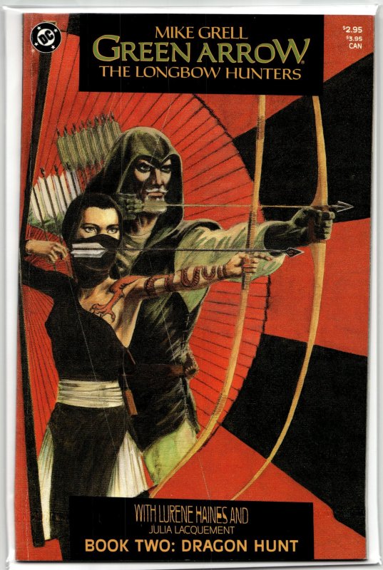 Green Arrow: The Longbow Hunters #2 (DC Comics, 1987), raw, ungraded comic book — front cover