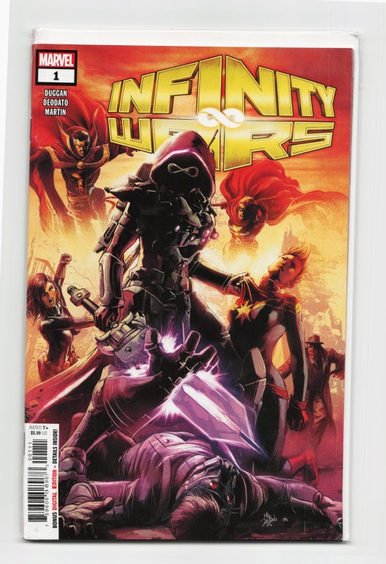 Infinity Wars #1 (2018), raw, ungraded comic book — front cover