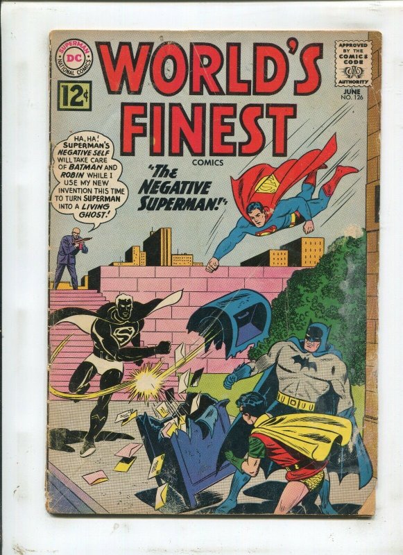 World's Finest #126 (DC Comics, 1962), raw comic book in 3.5 condition — front cover