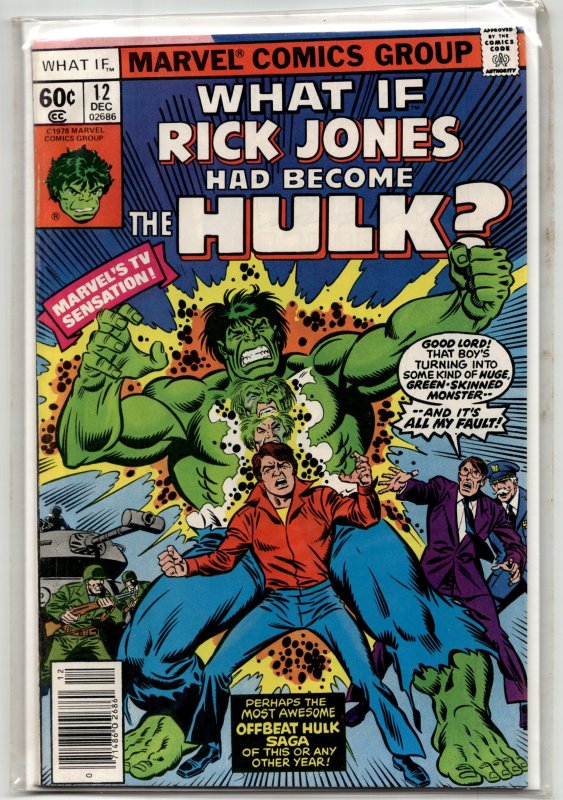 What If? #12 (Marvel Comics, 1978), raw, ungraded comic book — front cover