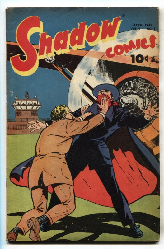 Shadow Vol. 9 #1 (1949), raw, ungraded comic book — front cover