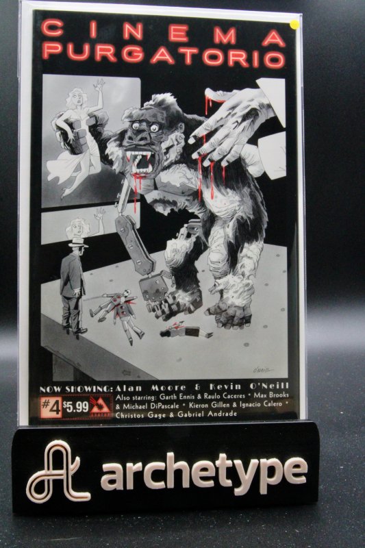 Alan Moore's Cinema Purgatorio #4 (2016), raw comic book in NM- 9.2 condition — front cover