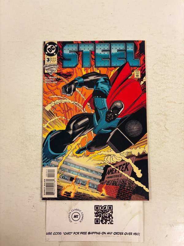 Steel #3 (DC Comics, 1994), raw comic book in NM condition — front cover