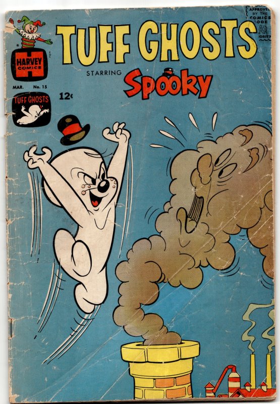 Tuff Ghosts Starring Spooky #15 (1965), raw, ungraded comic book — front cover