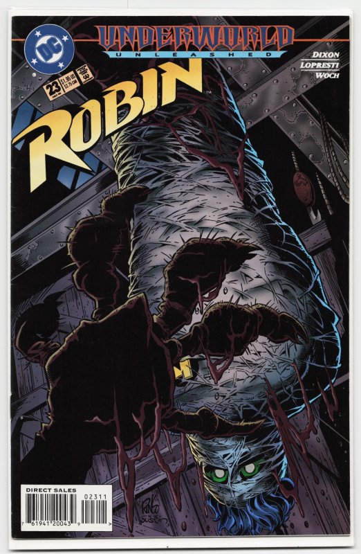 Robin #23 (DC Comics, 1995), raw, ungraded comic book — front cover