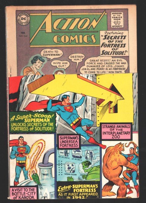 Superman #187 (DC Comics, 1966), raw, ungraded comic book — front cover