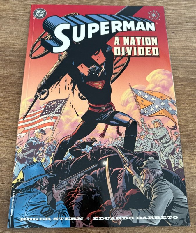 Superman a Nation Divided #1 (DC Comics), raw comic book in NM condition — front cover