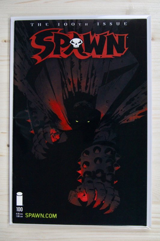 Spawn #100 (Image Comics, 2000), raw comic book in NM 9.4 condition — front cover