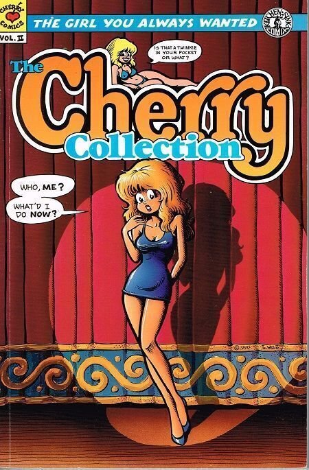 The Cherry Collection #2 (1990), raw, ungraded comic book — front cover