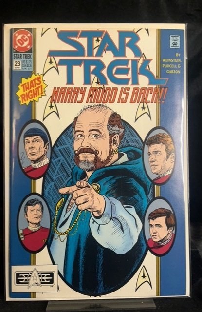 Star Trek #23 (DC Comics, 1991), raw, ungraded comic book — front cover