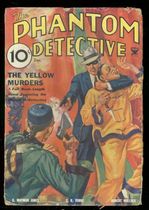 Phantom Detective--December 1933--Pulp Magazine--Thrilling--VG (1933), raw comic book in VG condition — front cover