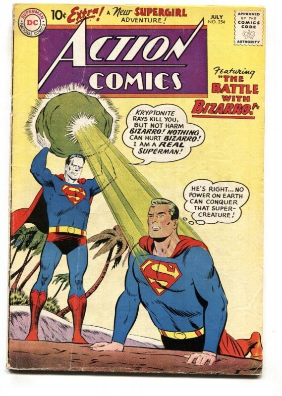 Action #254 (DC Comics), raw, ungraded comic book — front cover
