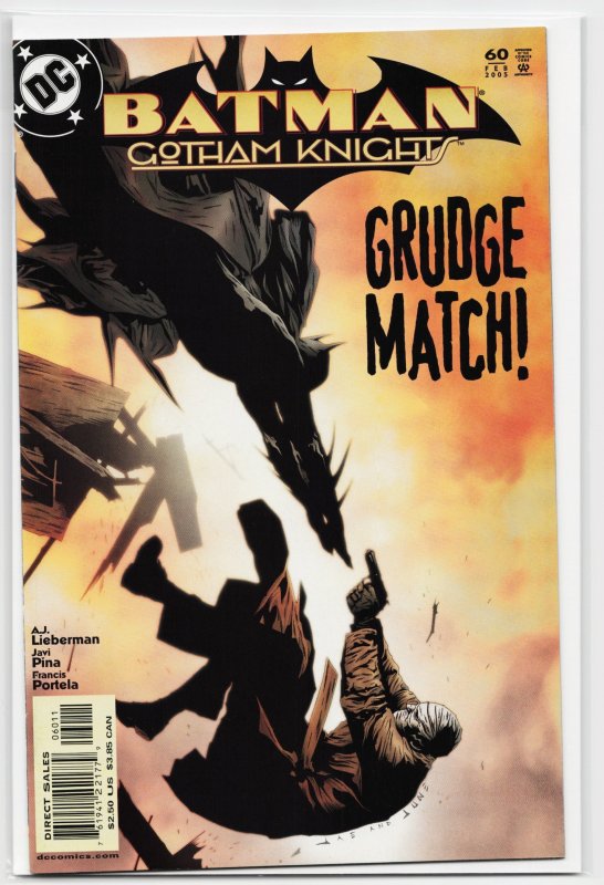 Batman: Gotham Knights #60 (DC Comics, 2005), raw, ungraded comic book — front cover
