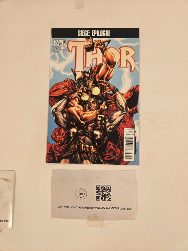 Thor #610 (Marvel Comics, 2010), raw comic book in NM condition — front cover