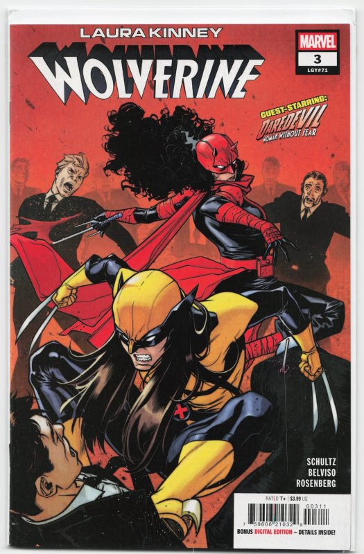 Laura Kinney: Wolverine #3 (Marvel Comics, 2025), raw, ungraded comic book — front cover
