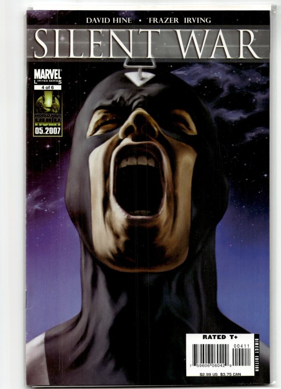 Silent War #4 (2007), raw, ungraded comic book — front cover