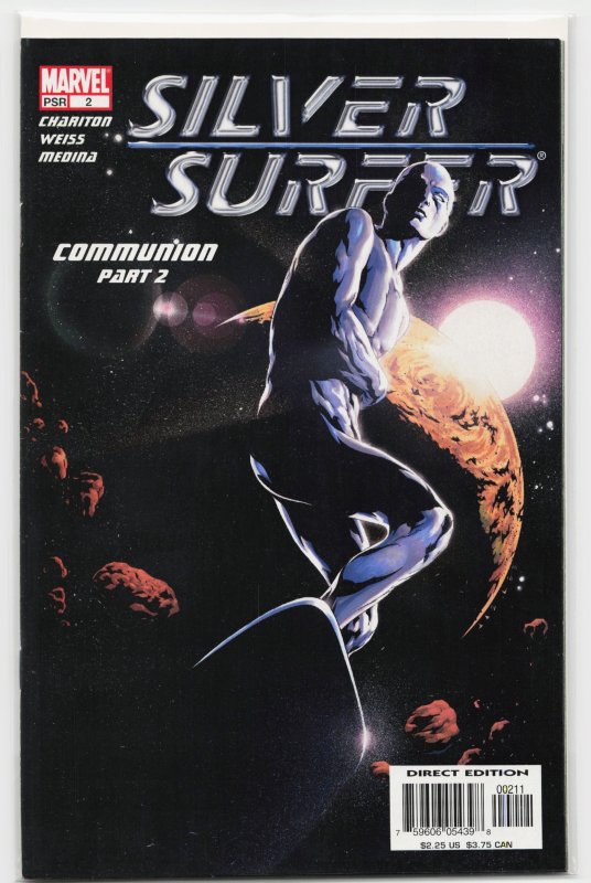 Silver Surfer #2 (Marvel Comics, 2003), raw, ungraded comic book — front cover