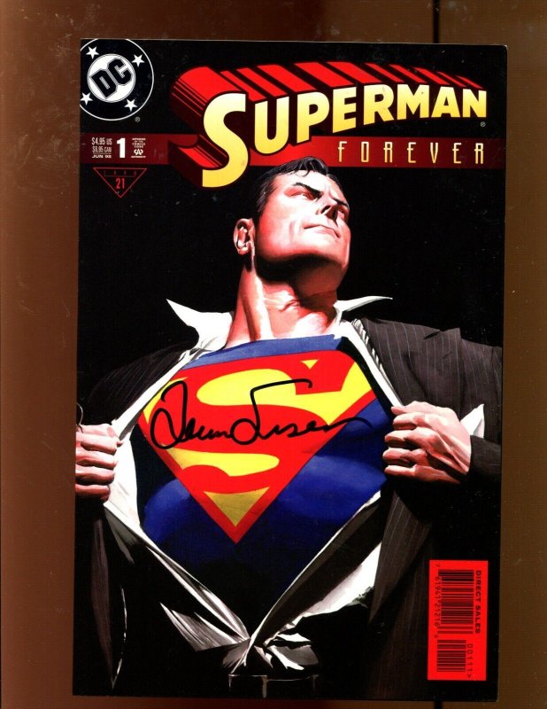 Superman Forever #1 (1998), raw comic book in 9.0 condition — front cover
