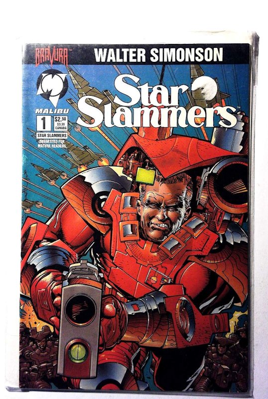 Star Slammers #1 (1994), raw, ungraded comic book — front cover