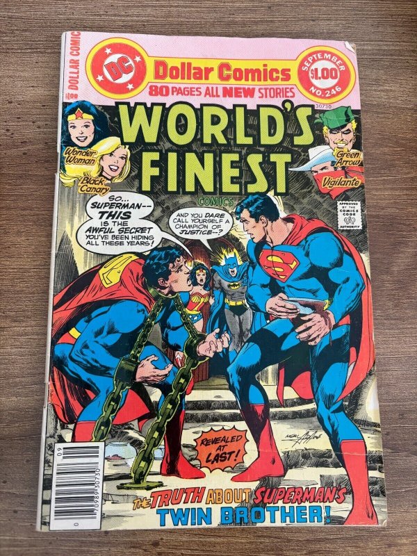 World's Finest Comics #246 (DC Comics), raw comic book in FN condition — front cover