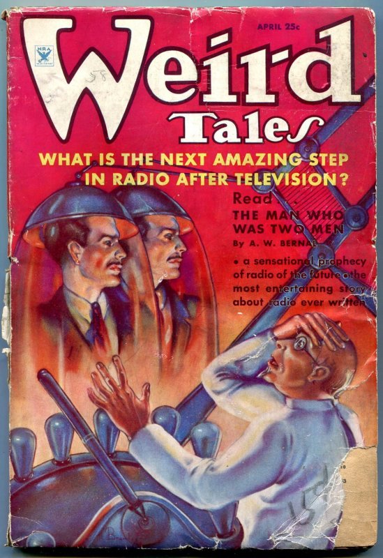 Pulp: Weird Tales April 1935- Brundage Cover- Eando Bender G (1935), raw, ungraded comic book — front cover