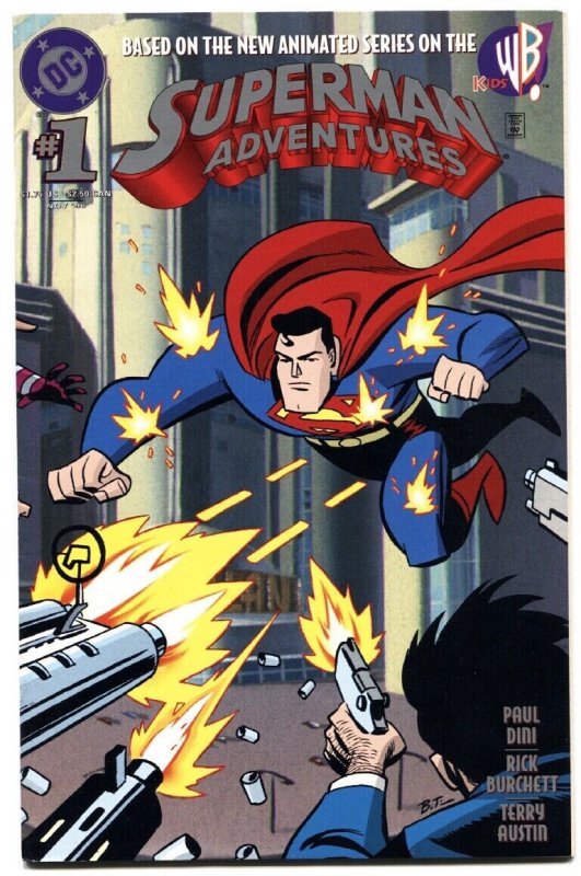Superman Adventures #1 (DC Comics), raw, ungraded comic book — front cover