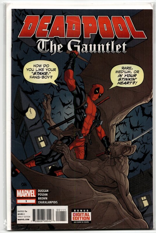 Deadpool: The Gauntlet (2014) (Marvel Comics, 2014), raw, ungraded comic book — front cover