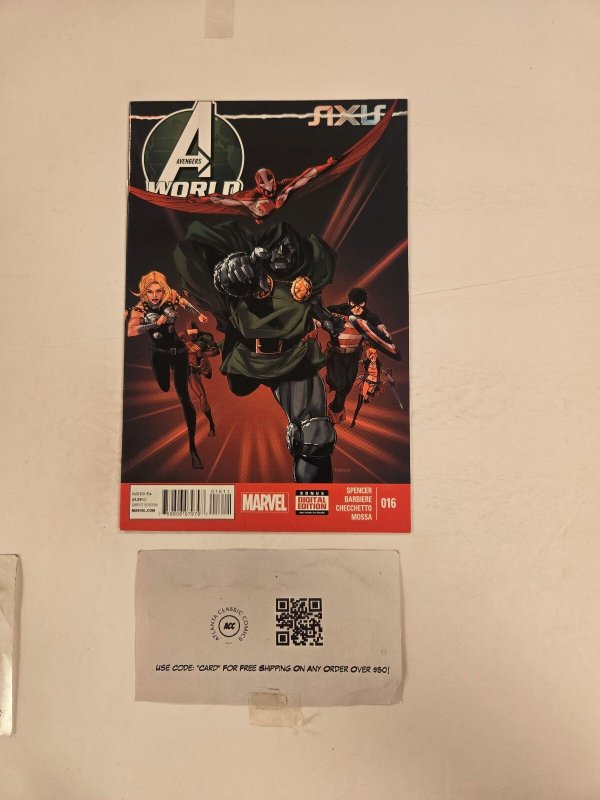 Avengers World #16 (Marvel Comics), raw comic book in NM condition — front cover