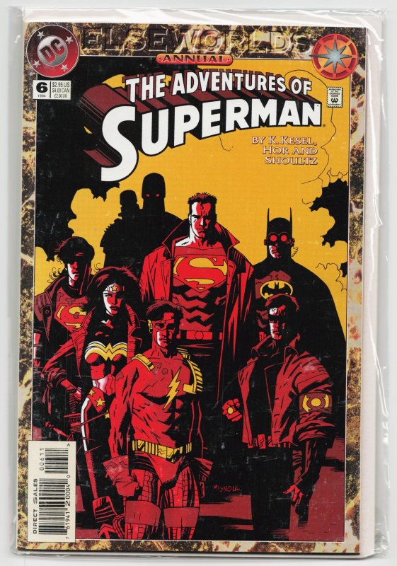 Adventures of Superman Annual #6 (DC Comics, 1994), raw, ungraded comic book — front cover