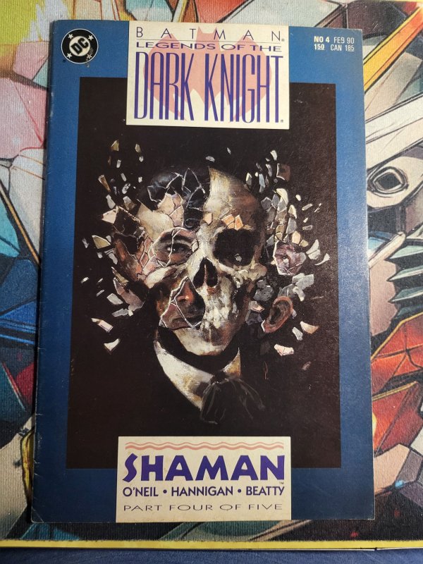 Legends of the Dark Knight #4 (DC Comics, 1990), raw, ungraded comic book — front cover
