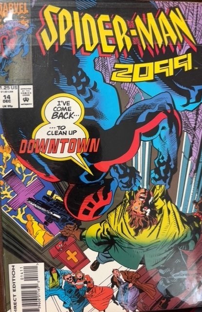 Spider-Man 2099 #14 (Marvel Comics, 1993), raw, ungraded comic book — front cover
