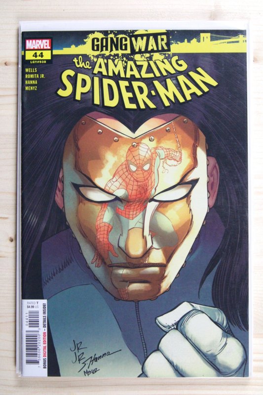 The Amazing Spider-Man #44 (Marvel Comics, 2024), raw comic book in NM+ 9.6 condition — front cover