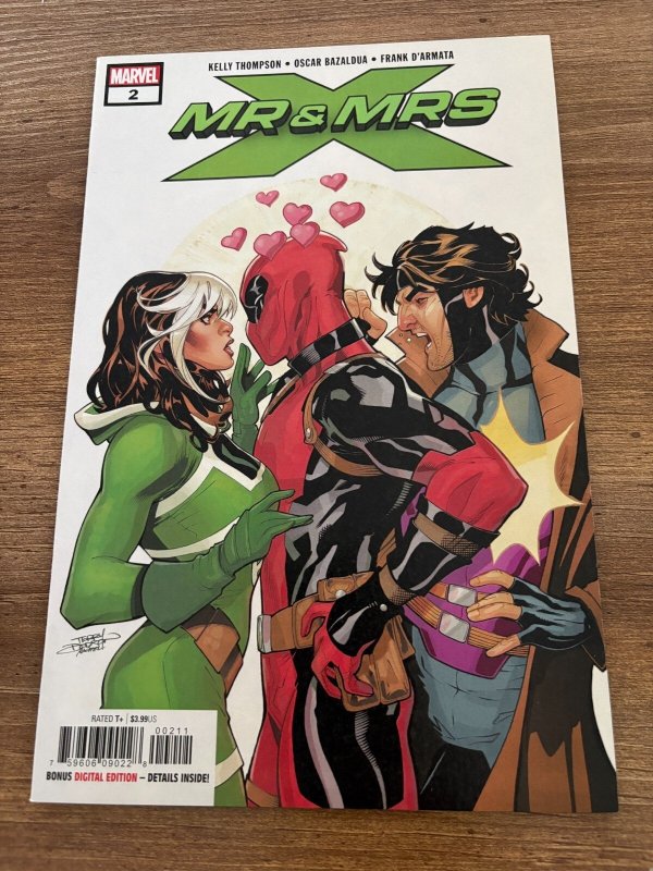 Mr & Mrs X #2 (Marvel Comics), raw comic book in NM condition — front cover