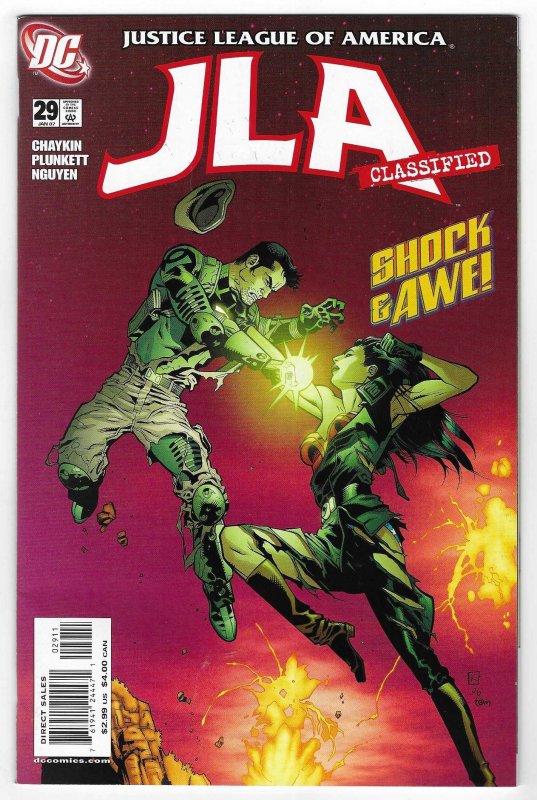 JLA: Classified #29 (DC Comics, 2007), raw, ungraded comic book — front cover
