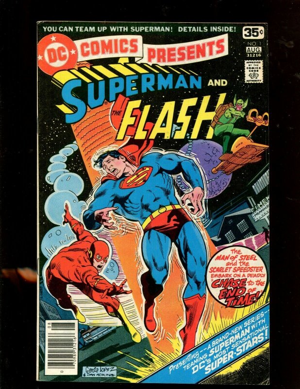 Presents Superman and the Flash #1 (DC Comics), raw comic book in 6.5 condition — front cover