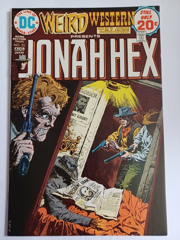 Weird Western Tales #23 (DC Comics, 1974), raw comic book in VF condition — front cover