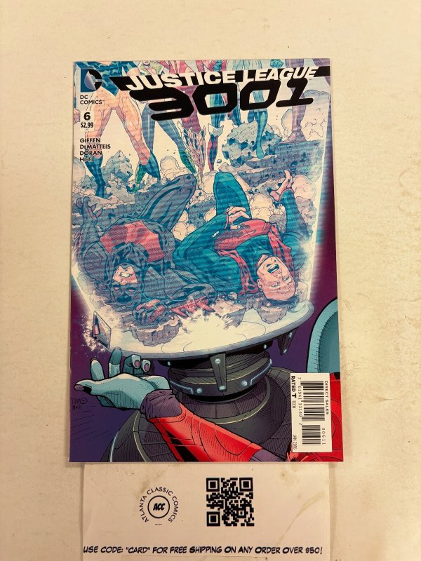 Justice League 3001 #6 (DC Comics), raw comic book in NM condition — front cover