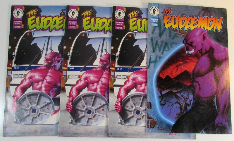 1993 the Eudaemon Lot of 4 #1, 3 x3 Dark Horse Comics VF+ 1st Print Comic Books (Dark Horse Comics, 1993), raw comic book in VF+ condition — front cover
